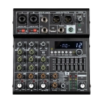 รูปภาพด้านหน้ามิกเซอร์เสียง รุ่น E4 Pro Audio Mixer จาก Ceflar